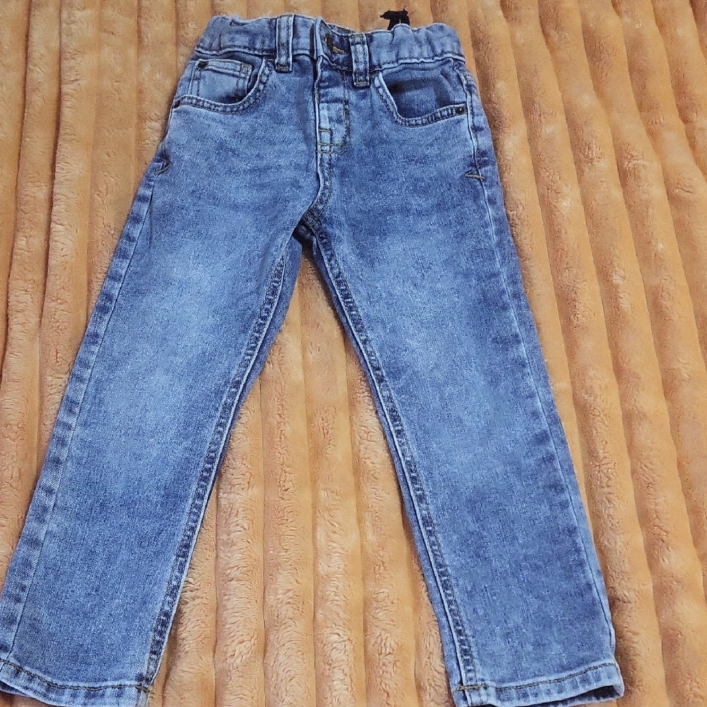 Cat & Jack Dark Blue Denim Pull-On Jeans